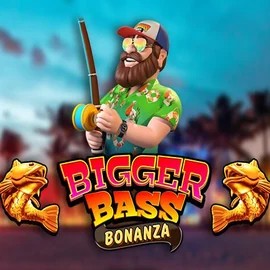Bigger Bass Bonanza logo by Pragmatic Play at Gamblerina Casino