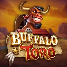 Buffalo Toro slot logo by ELK Studios at Gamblerina Casino