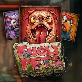 Fugly Pets slot icon by Stakelogic, available at Gamblerina Casino