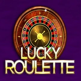 Lucky Roulette online game logo by Belatra Games on gamblerina-be.com